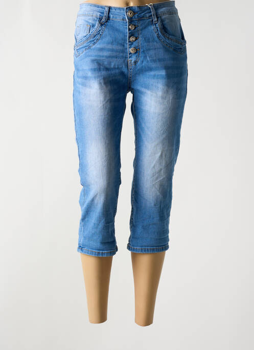 Blugi cu croială slim albastru KAROSTAR femeie