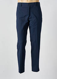Pantalon chino țesătură poplin mărime normală albastru SELECTED bărbat