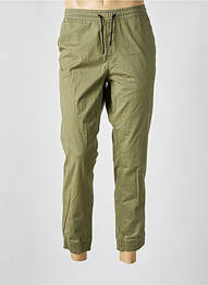 Pantalon 7/8 talie elastică verde JACK & JONES bărbat