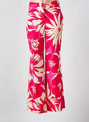 Pantalon drept roz MORGAN femeie