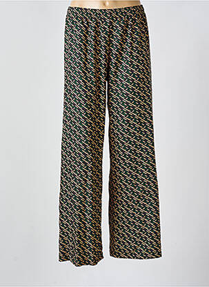 Pantalon drept talie elastică verde IMPERIAL femeie