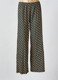 Pantalon drept talie elastică verde IMPERIAL femme