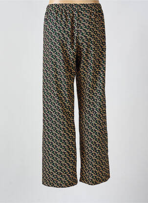 Pantalon drept talie elastică verde IMPERIAL femeie