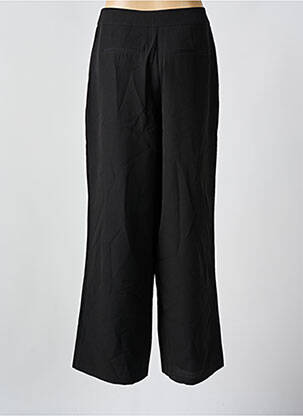 Pantalon drept închidere cu fermoar sub clapetă cu cârlig mărime normală negru VERO MODA femeie