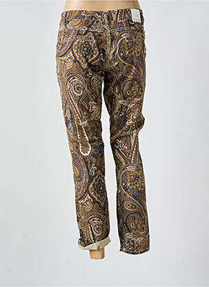 Pantalon drept elasticitate mărime normală maro PLEASE femeie