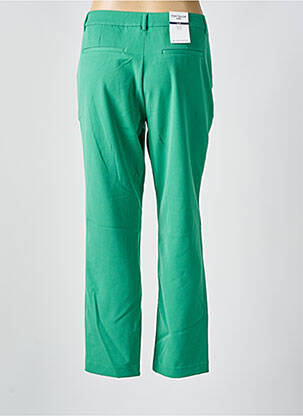 Pantalon drept închidere cu fermoar sub clapetă cu cârlig mărime normală verde TOM TAILOR femeie