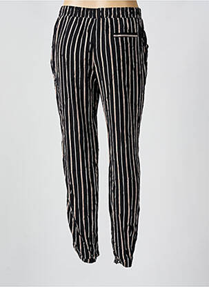 Pantalon drept talie elastică mărime normală negru ZABAIONE femeie