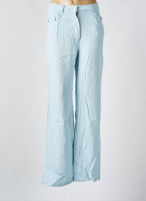 Pantalon drept albastru MANGO femeie