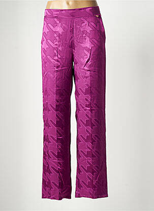 Pantalon drept violet AMELIE & AMELIE femeie