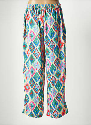 Pantalon drept talie înaltă talie înaltă albastru GOLD & SILVER femeie