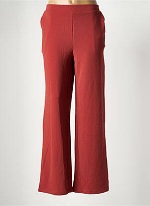 Pantalon larg portocaliu VERO MODA femeie