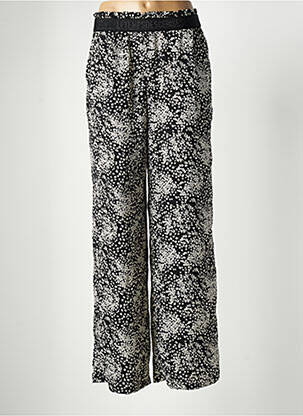 Pantalon larg negru LE TEMPS DES CERISES femeie