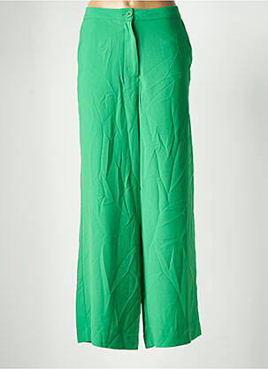 Pantalon larg verde JACQUELINE DE YONG femeie