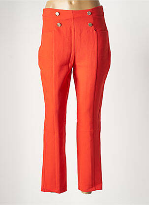 Pantalon 7/8 portocaliu MORGAN femeie