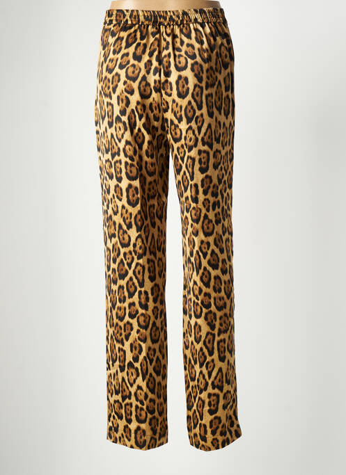 Pantalon drept bej MANGO femeie