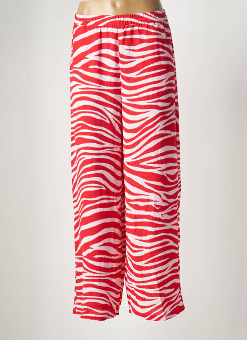 Pantalon larg roșu VERO MODA femeie