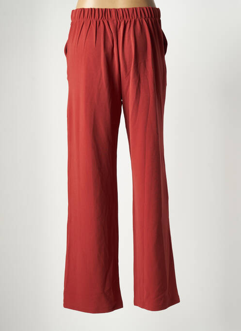 Pantalon larg portocaliu VERO MODA femeie