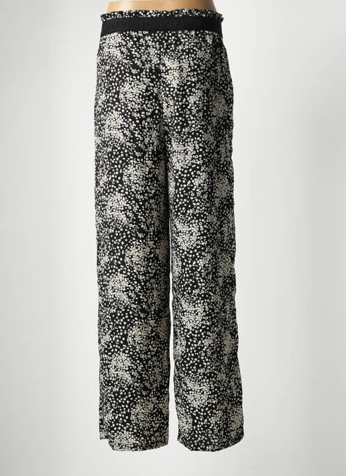 Pantalon larg negru LE TEMPS DES CERISES femeie
