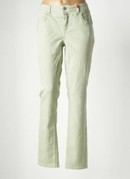 Blugi cu croială slim verde STREET ONE femeie