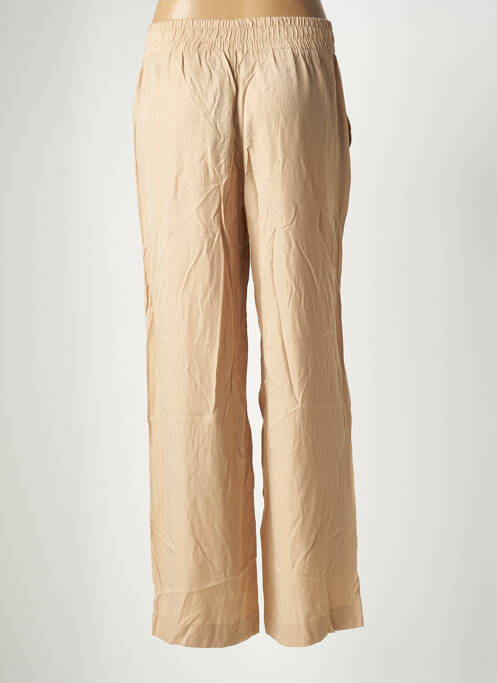 Pantalon larg bej VERO MODA femeie