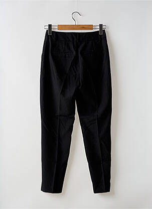 Pantalon drept închidere cu fermoar sub clapetă cu cârlig negru ONLY femeie