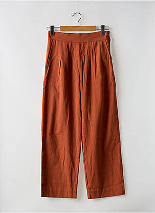 Pantalon larg închidere cu fermoar lateral portocalie MOLLY BRACKEN femeie