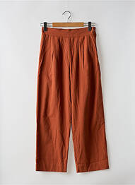 Pantalon larg închidere cu fermoar lateral portocaliu MOLLY BRACKEN femeie