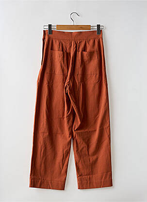 Pantalon larg închidere cu fermoar lateral portocalie MOLLY BRACKEN femeie