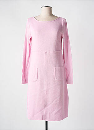 Rochie midi mâneci lungi mâneci lungi roz MARIA BELLENTANI femeie