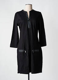 Rochie midi mâneci lungi mâneci lungi negru EVA KAYAN femme