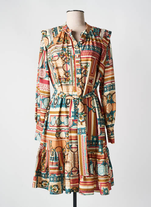 Rochie midi portocaliu LESLIE femeie