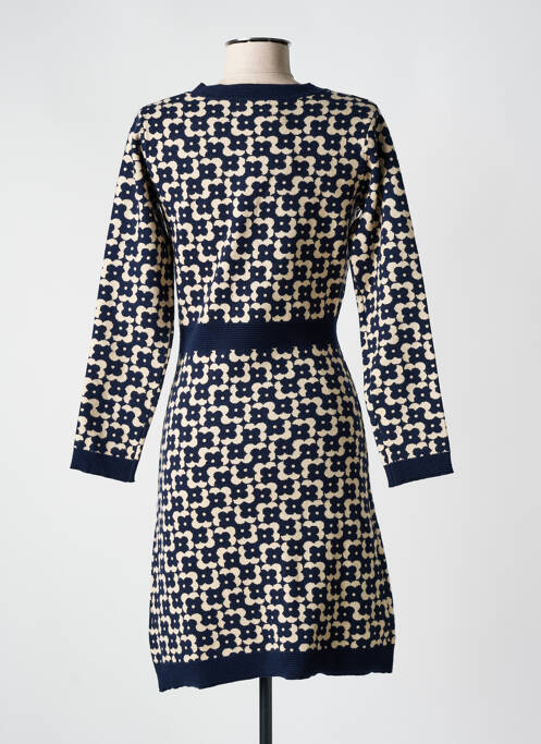 Rochie midi albastru LEO & UGO femeie