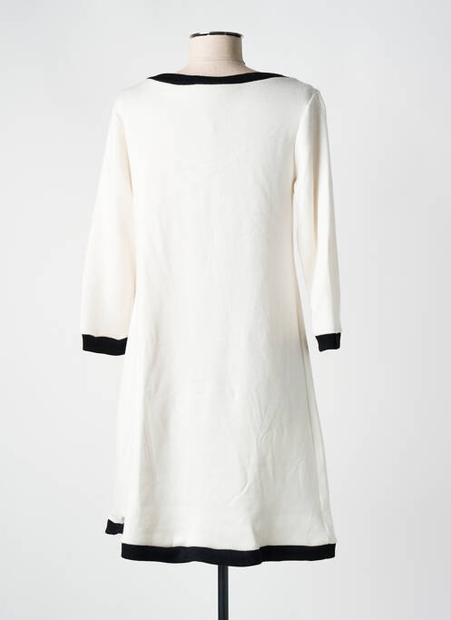 Rochie midi alb ELEONORA AMADEI femeie