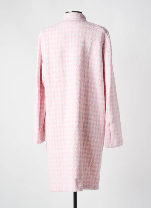 Palton lung roz MARIA BELLENTANI femeie