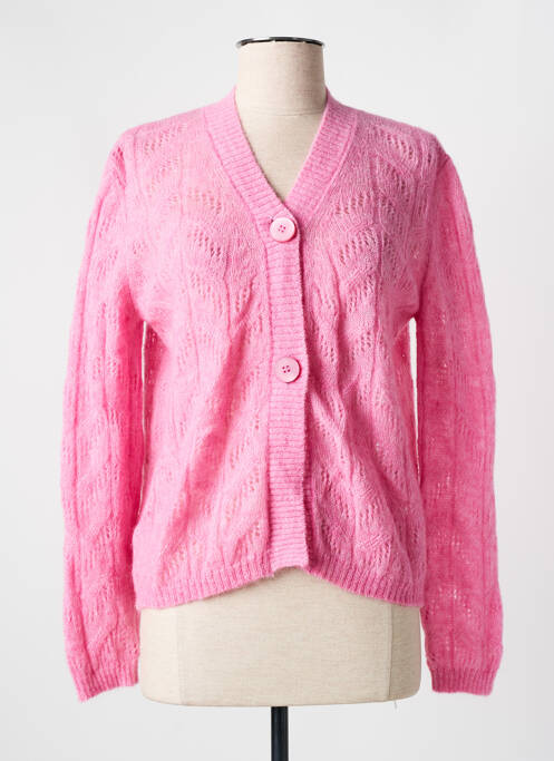 Vestă cu mâneci lungi roz MARIA BELLENTANI femeie