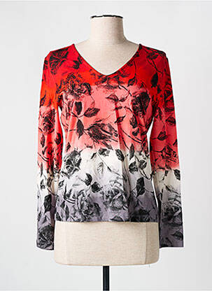 Tricou mâneci lungi mâneci lungi roșu FUEGO WOMAN femeie