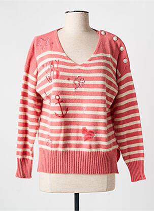 Pulover roz ANANKE femeie