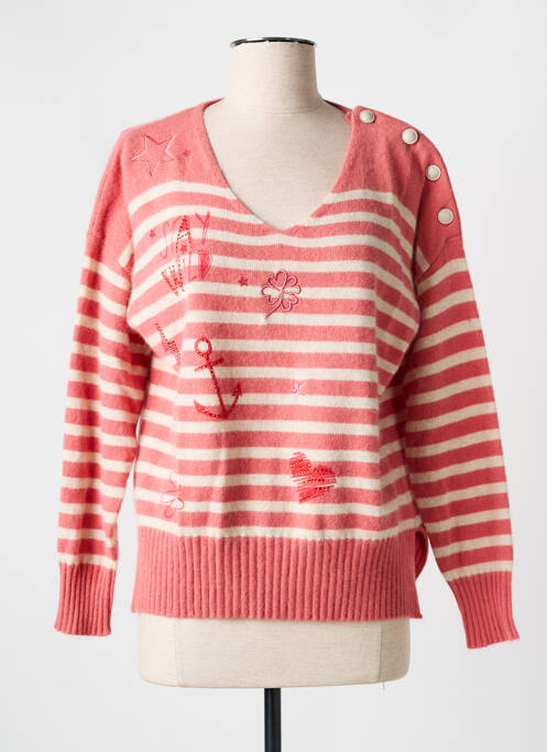 Pulover roz ANANKE femeie