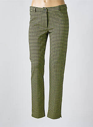 Pantalon slim verde MARIA BELLENTANI femeie