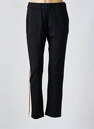 Pantalon slim talie elastică negru MARIA BELLENTANI femeie