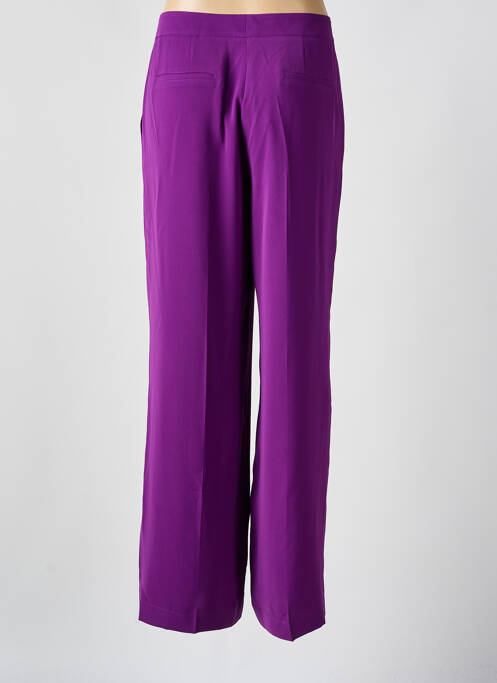 Pantalon drept violet EVA KAYAN femeie