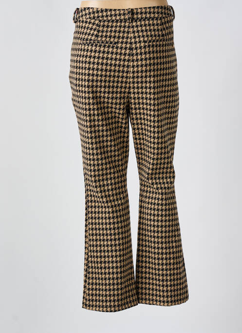 Pantalon evazat elasticitate mărime normală bej LOLA CASADEMUNT femme