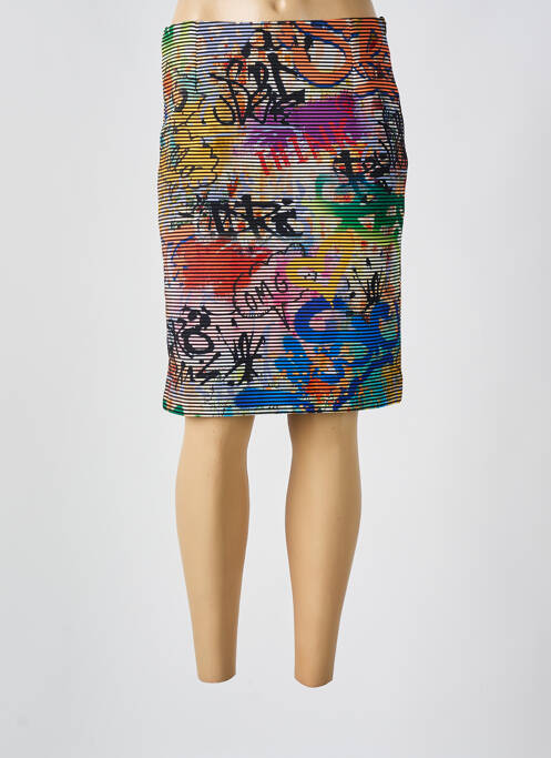 Fustă midi albastru OLIVIER PHILIPS femeie