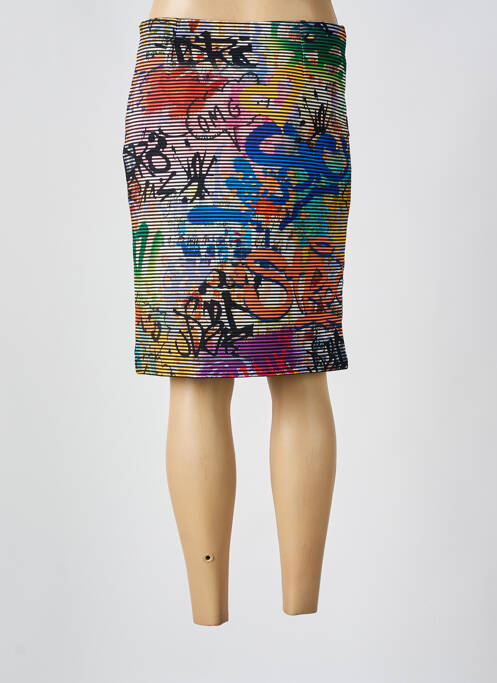 Fustă midi albastru OLIVIER PHILIPS femeie