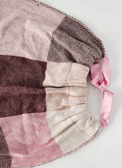 Eșarfă roz TRICOT CHIC femeie