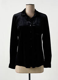 Cămașă croială cambrată mâneci lungi negru SCARLET ROOS femme
