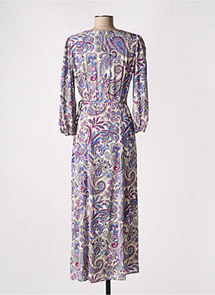 Rochie lungă mâneci lungi mâneci lungi violet GERARD DAREL femeie