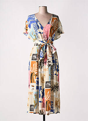 Rochie midi bej WEEKEND MAXMARA femeie