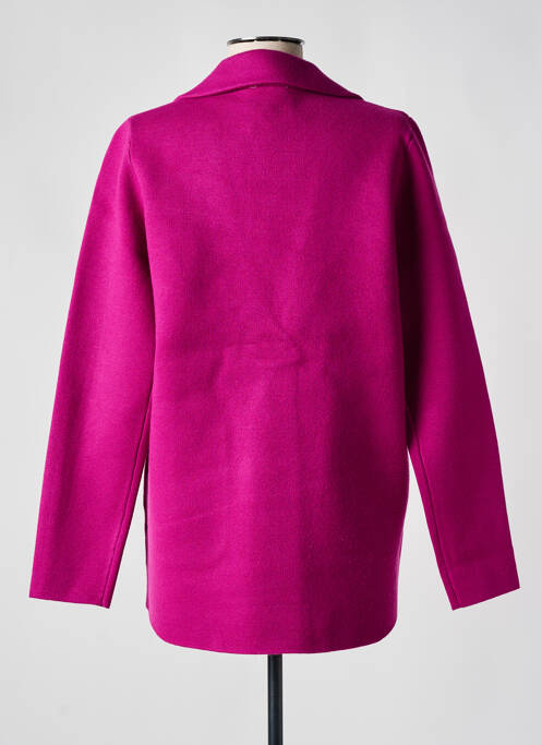 Vestă cu mâneci lungi roz MARINA V femeie