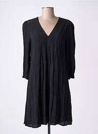 Rochie midi croială fluidă mâneci lungi negru FREEMAN T.PORTER femeie